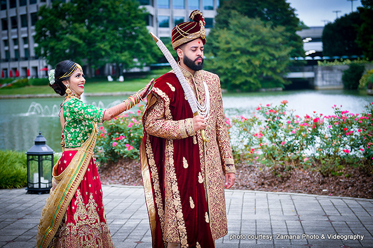 Indian Bride about to meet Indian Groom